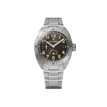 Load image into Gallery viewer, Bremont Terra Nova 40.5mm Power Reserve Black on steel bracelet, front