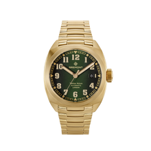 Load image into Gallery viewer, Bremont Terra Nova 40.5mm Date Bronze Green Dial on bronze bracelet, front