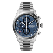 Load image into Gallery viewer, Bremont Altitude 42mm Chronograph Blue Dial on stainless steel bracelet, front