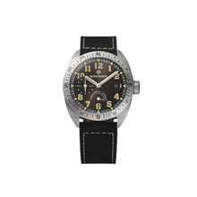 Load image into Gallery viewer, Bremont Terra Nova 40.5mm Power Reserve Black on black nubuck leather strap, front