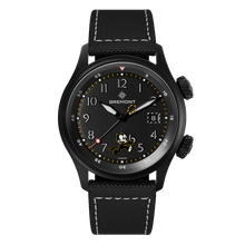 Load image into Gallery viewer, Bremont Altitude Meteor 42mm Felix the Cat on black rubber and leather strap, front