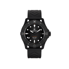 Load image into Gallery viewer, Bremont Supermarine 43mm 500m Black Ceramic on black rubber strap, front