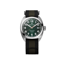 Load image into Gallery viewer, Bremont Terra Nova 40.5mm Date Green Dial on black and green NATO strap, front