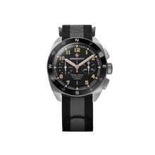 Load image into Gallery viewer, Bremont Terra Nova 42.5mm Chronograph Black Dial on black and anthracite NATO strap, front