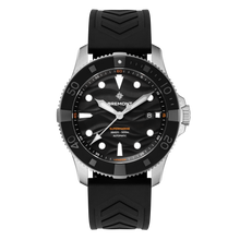 Load image into Gallery viewer, Bremont Supermarine 43mm 500m Black Dial on black rubber strap, front