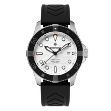 Load image into Gallery viewer, Bremont Supermarine 43mm 500m Polar White Dial on black rubber strap, front