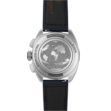 Load image into Gallery viewer, Bremont Terra Nova 42.5mm Chronograph Henley Royal Regatta White Dial on blue embossed leather strap, case back