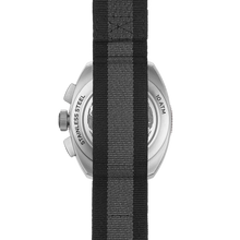 Load image into Gallery viewer, Bremont Terra Nova 42.5mm Chronograph Black Dial on black and anthracite NATO strap, case back