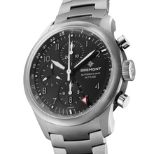 Load image into Gallery viewer, Bremont Altitude 42mm Chronograph Black Dial on stainless steel bracelet, side
