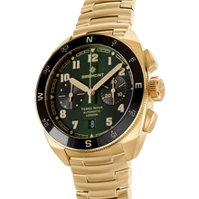Load image into Gallery viewer, Bremont Terra Nova 42.5mm Chronograph Bronze Green Dial on bronze bracelet, side