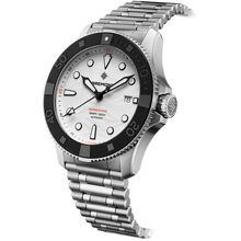 Load image into Gallery viewer, Bremont Supermarine 43mm 500m Polar White Dial on steel bracelet, side
