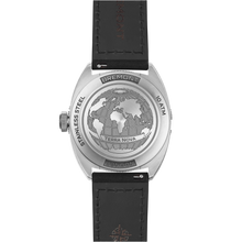 Load image into Gallery viewer, Bremont Terra Nova 40.5mm Power Reserve Black on black nubuck leather strap, case back