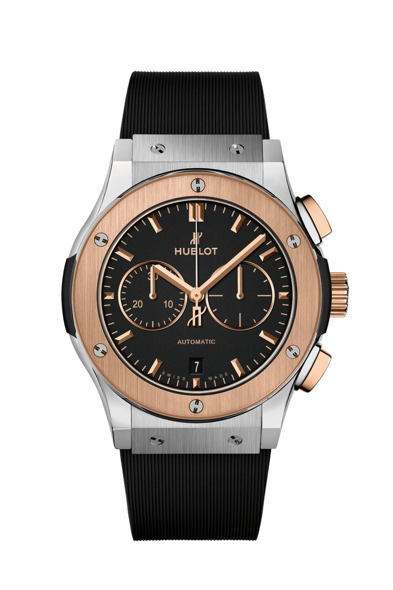 Hublot Classic Fusion Rose Gold Carbon Dial Hublot Classic Fusion Rose Gold Carbon Fiber Dial 42mm Mens  main image 4