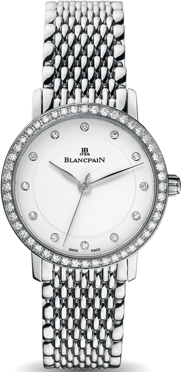 Blancpain Villeret Ultraplate with White Dial and Stainless Steel 29.2mm