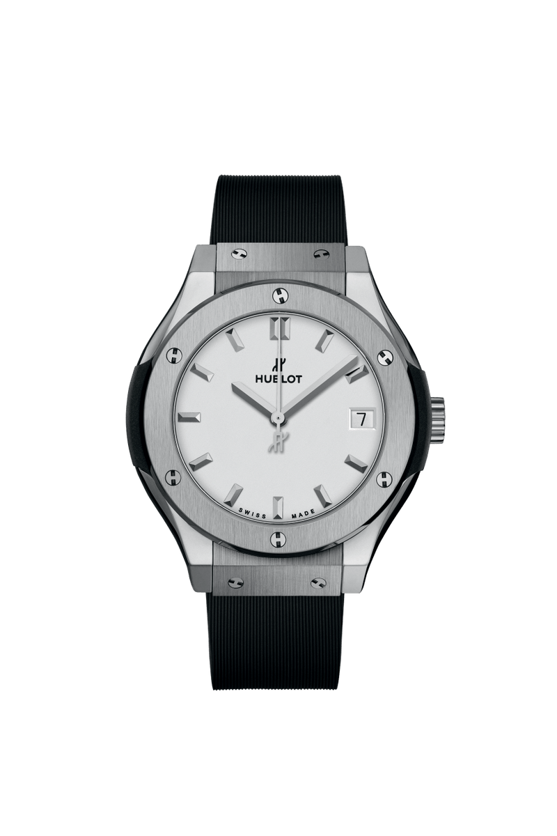 Hublot Classic Fusion with Opalin Dial in Titanium 33mm – Diamonds