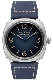 Panerai Radiomir Tre Giorni with Blue Dial in Stainless Steel 45mm