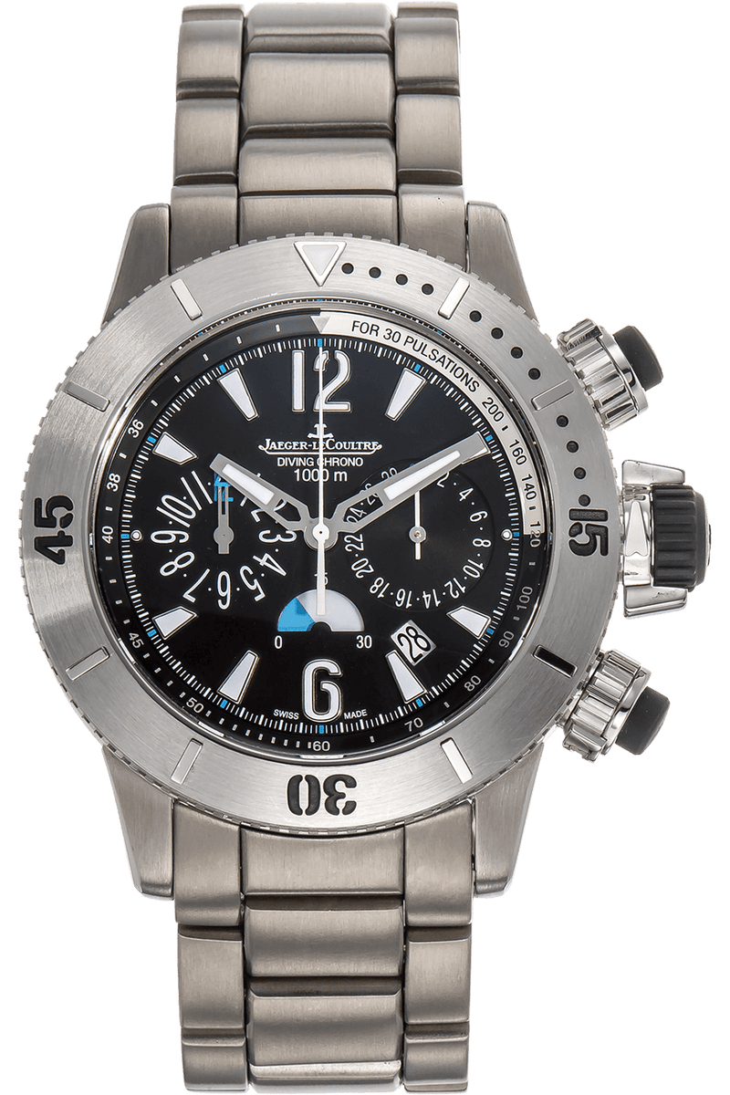 Jaeger LeCoultre Master Compressor Diving Chronograph in Titanium Diamonds International