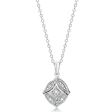 Load image into Gallery viewer, Convertible Diamond Necklace set in 925 Silver
