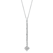 Load image into Gallery viewer, Convertible Diamond Necklace set in 925 Silver

