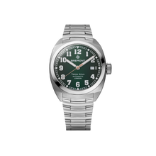 Load image into Gallery viewer, Bremont Terra Nova 40.5mm Date Green Dial on steel bracelet, front
