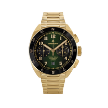 Load image into Gallery viewer, Bremont Terra Nova 42.5mm Chronograph Bronze Green Dial on bronze bracelet, front
