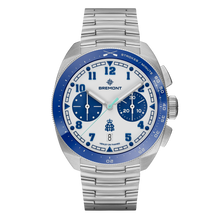 Load image into Gallery viewer, Bremont Terra Nova 42.5mm Chronograph Henley Royal Regatta White Dial on steel bracelet, front
