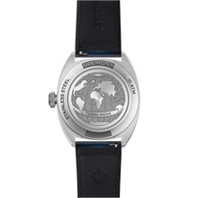 Load image into Gallery viewer, Bremont Terra Nova 40.5mm Jumping Hour Blue Aventurine Dial on blue gradient leather strap, case back
