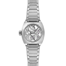 Load image into Gallery viewer, Bremont Supernova 41mm Tourbillon on integrated steel bracelet, open case back with skeleton movement

