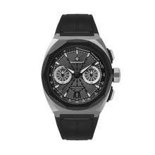 Load image into Gallery viewer, Bremont Supernova 41mm Chronograph Black Dial on black rubber strap, front
