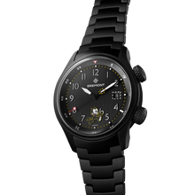 Load image into Gallery viewer, Bremont Altitude Meteor 42mm Felix the Cat on DLC titanium bracelet, side
