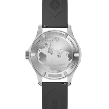 Load image into Gallery viewer, Bremont Supermarine 40mm 300m GMT Green/Black on black rubber strap, case back

