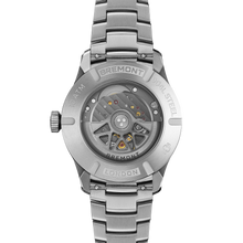 Load image into Gallery viewer, Bremont Altitude 39mm Silver Dial on stainless steel bracelet, open case back

