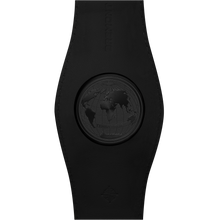 Load image into Gallery viewer, Bremont Terra Nova 38mm Jumping Hour DLC on black leather bund strap, back
