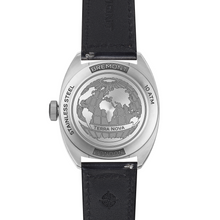 Load image into Gallery viewer, Bremont Terra Nova 40.5mm Jumping Hour Black Dial on black gradient leather strap, case back
