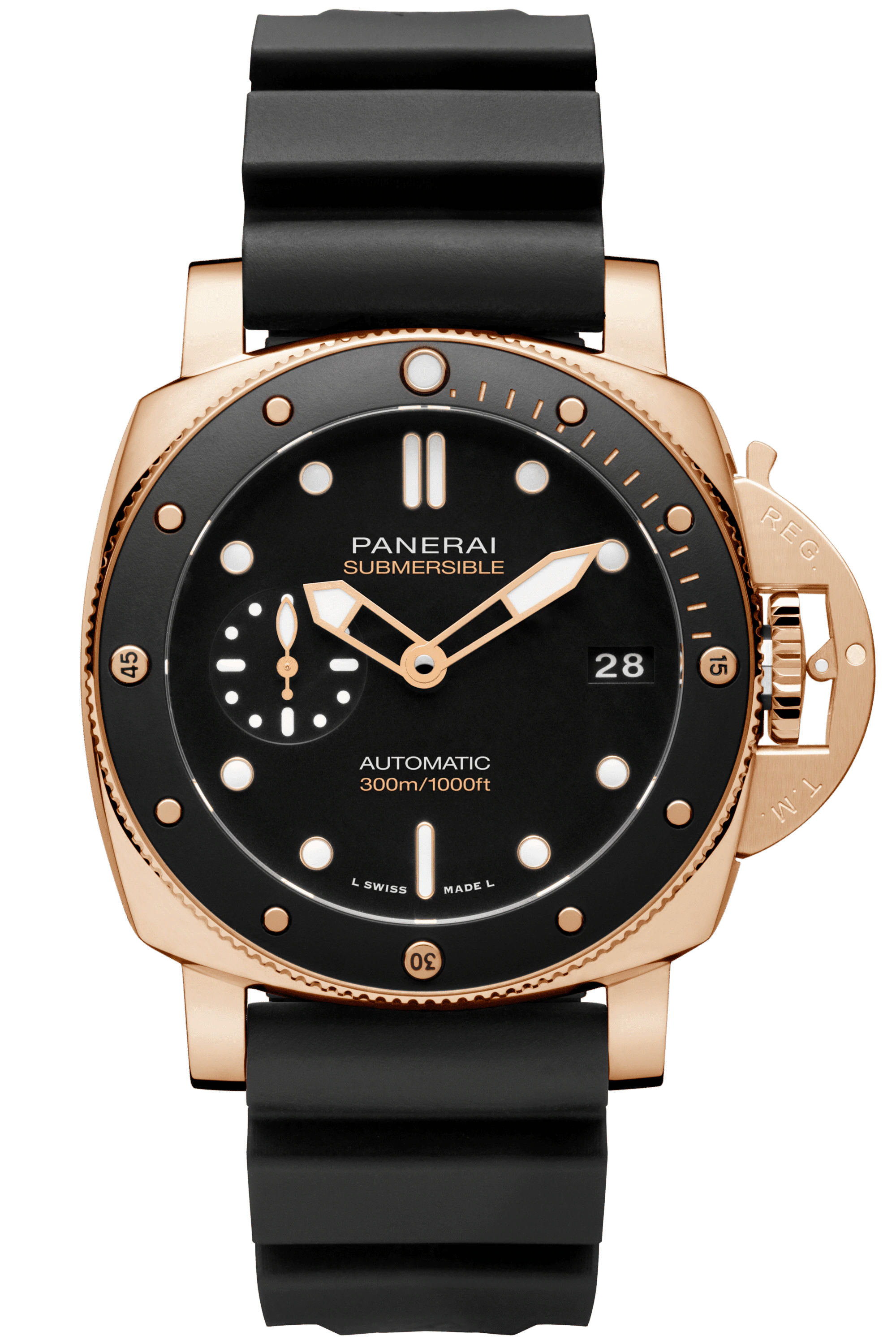 Panerai Submersible in Rose Gold 42mm Diamonds International