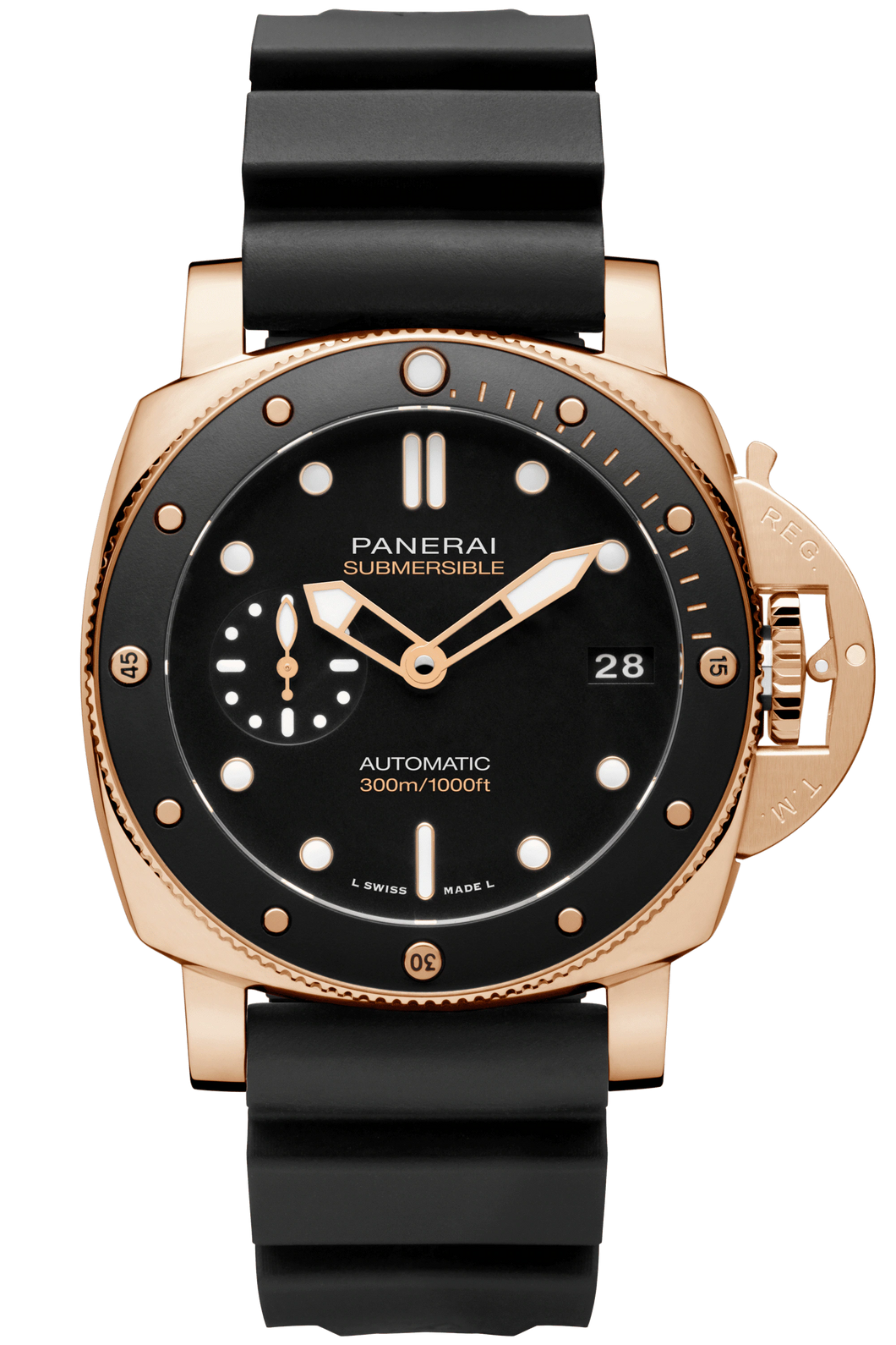 Panerai Submersible in Rose Gold 42mm Diamonds International