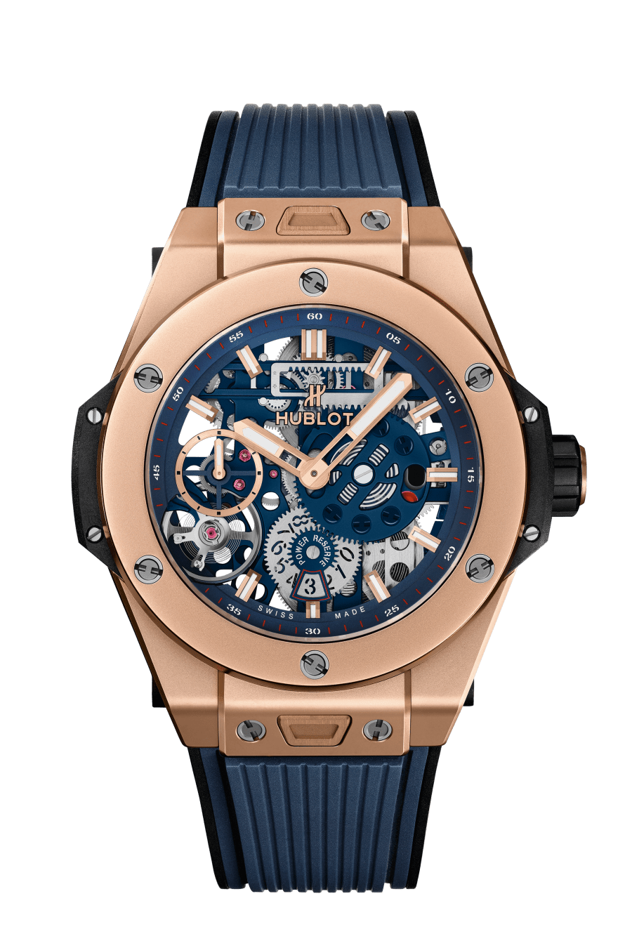 Hublot rose top gold blue strap