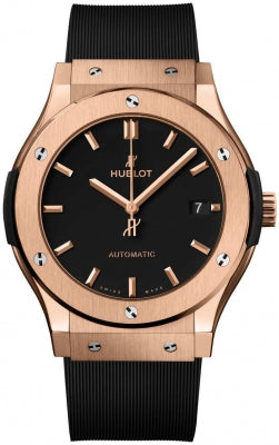 Hublot Classic Fusion with Black Dial in Rose Gold 45mm