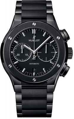 Hublot Classic Fusion Chronograph with Black Dial in Full Ceramic 45mm