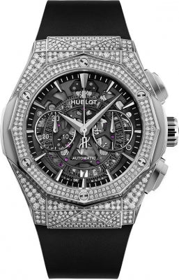 Hublot Classic Fusion Aerofusion Orlinski in Titanium Pave 45mm