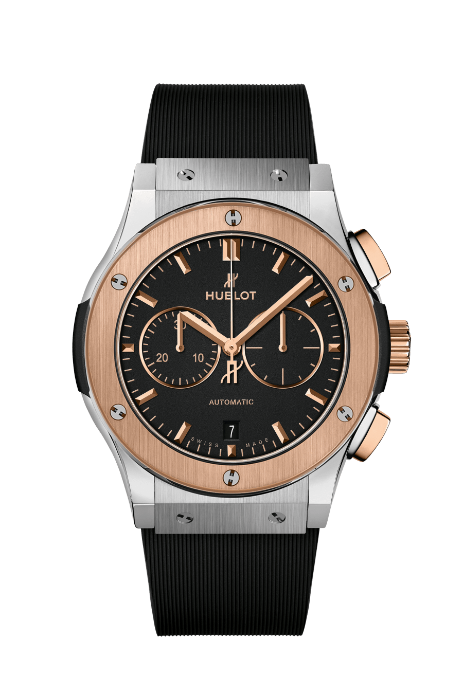 Hublot Classic Fusion Chronograph in Titanium and Rose Gold 42mm