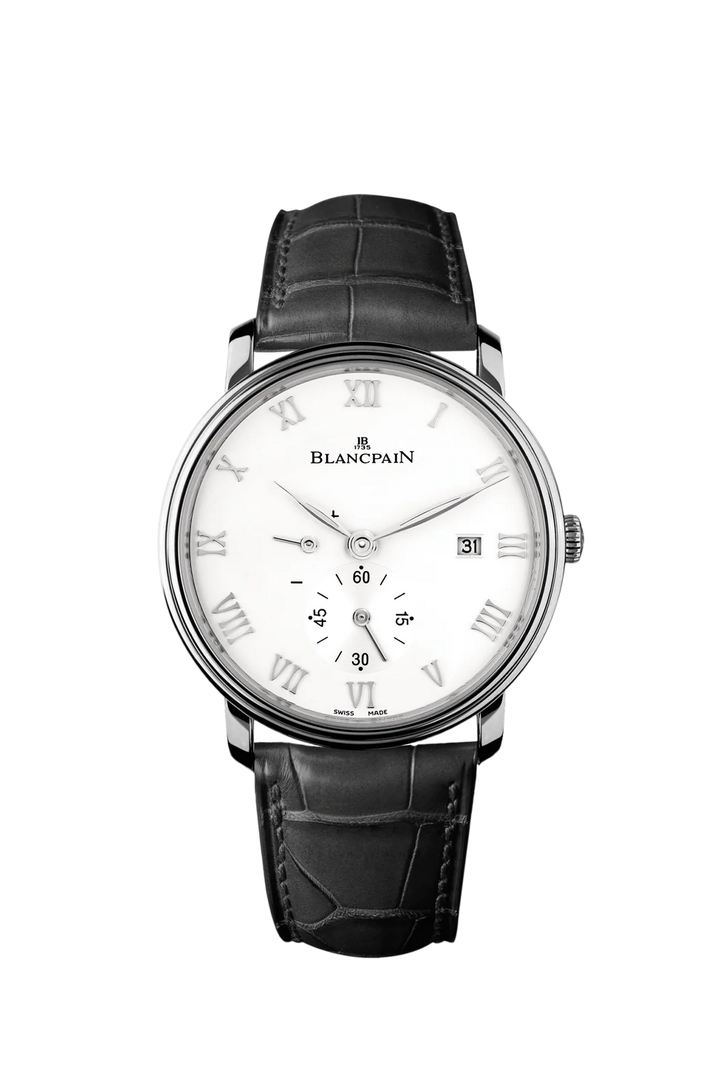 Blancpain Villeret Ultraplate Power Reserve with White Dial in Stainless Steel 40mm