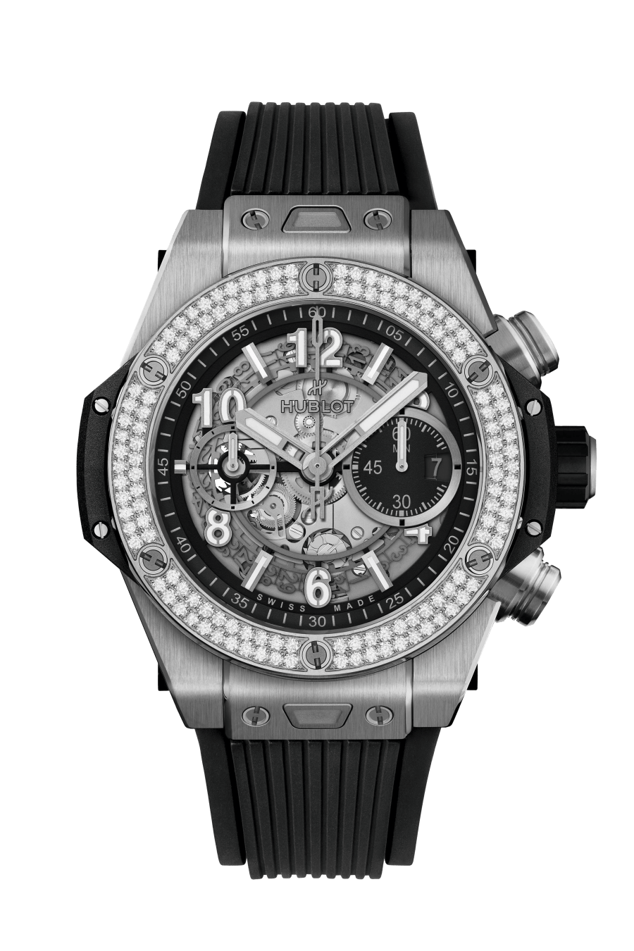 Hublot Big Bang Unico in Titanium with Diamond Bezel 44mm