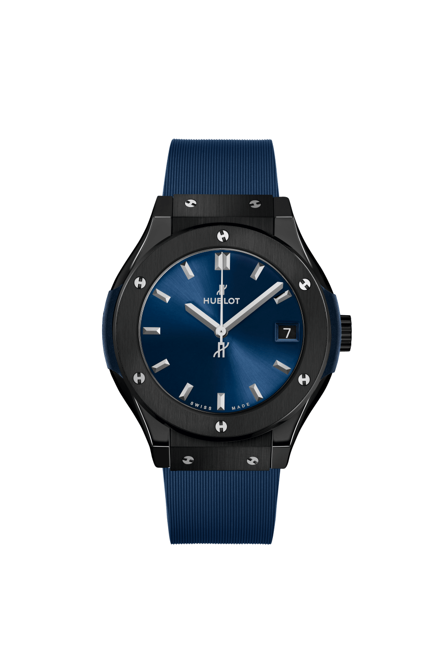 Hublot Classic Fusion with Blue Dial in Black Ceramic 33mm