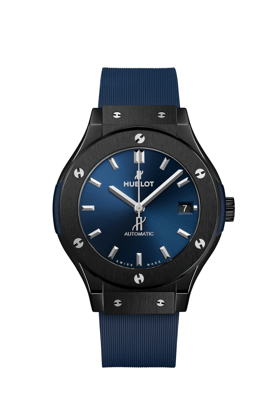 Hublot Classic Fusion with Blue Dial in Black Ceramic 38mm