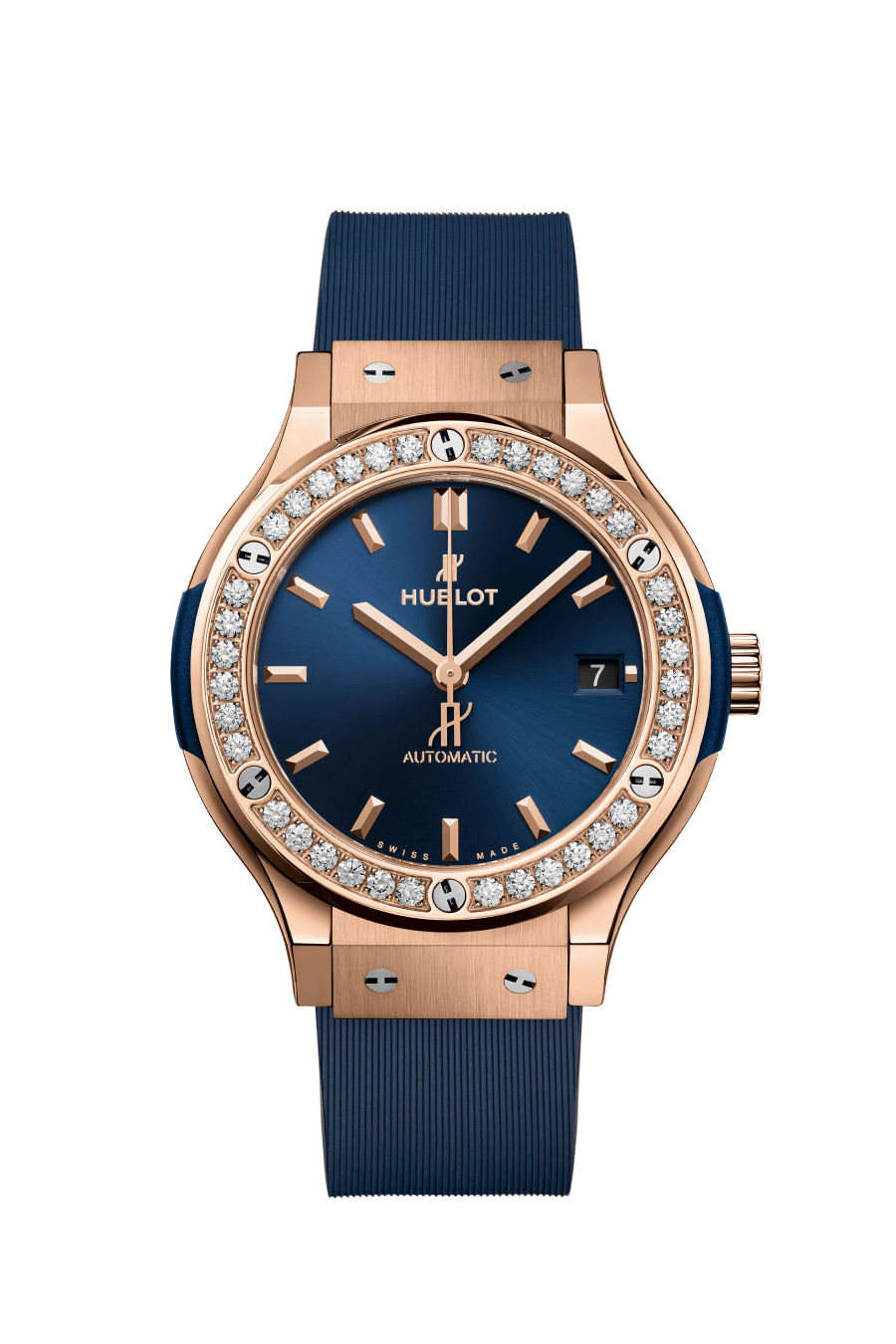 Hublot Classic Fusion in Rose Gold with Diamond Bezel 38mm Hublot Classic Fusion in Rose Gold with Diamond Bezel 38mm