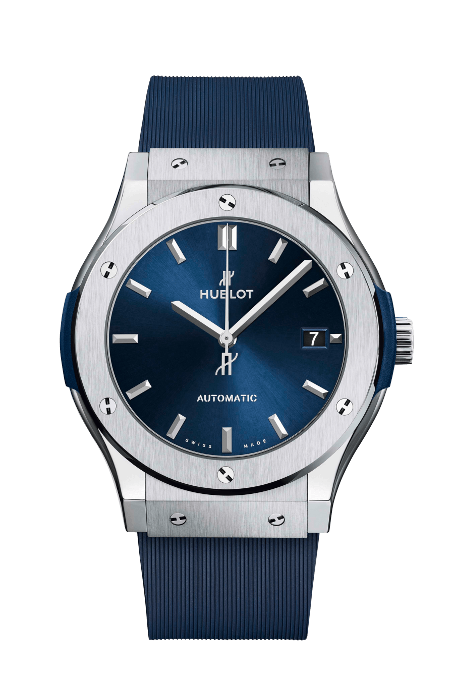Hublot Classic Fusion with Blue Dial in Titanium 45mm