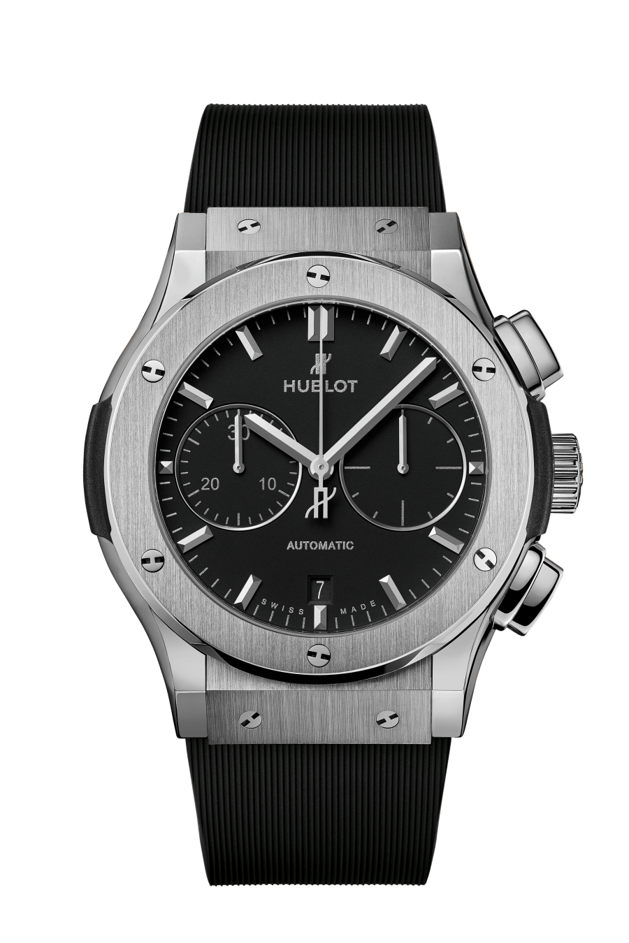 Hublot Classic Fusion Chronograph with Black Dial in Titanium 45mm