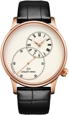 Jaquet Droz Grande Seconde off Center with Ivory dial in Rose Gold
