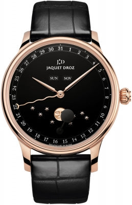 Jaquet Droz Astrale Eclipse with Black Dial in Rose Gold